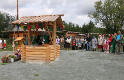Вековой колодец открыли в деревне Мезениха Тогучинского района