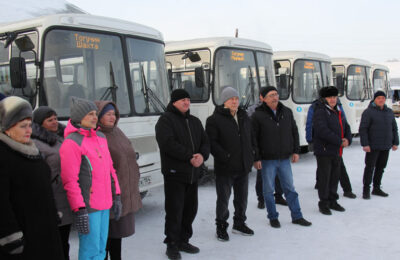 Шесть новых автобусов в северном исполнении прибыли в Тогучин