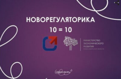 Марафон «Новорегуляторика 10=10» запущен в Новосибирской области