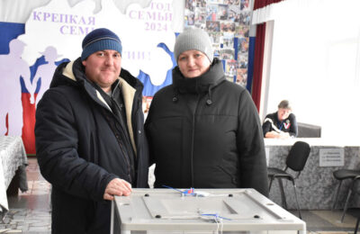 Жители Тогучинского района проголосовали за Владимира Путина