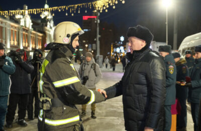 В День спасателя Андрей Травников поблагодарил спасательные подразделения Новосибирской области за службу