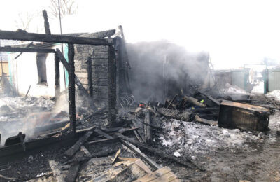 На пожаре в Тогучинском районе погибли три человека